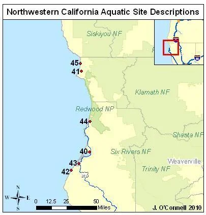 ca aquatic sites