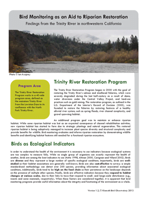 KBO and USFS PSW 2013 Findings from Trinity River cover page 72 ppi 4 x 5.4